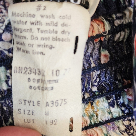 Vintage Honolulu Hawaii Smocked Tank Midi Dress Summer Retro Tiki Beach Resort - Picture 16 of 16